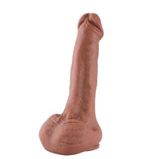 Hismith 11.8in Dual-density Silicone Dildo Coffee