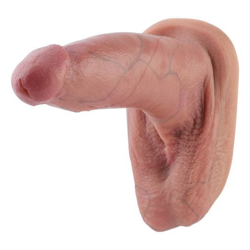 Hismith 9.3in with Three-Dimensional Testicles Realistic Silicone Dildo