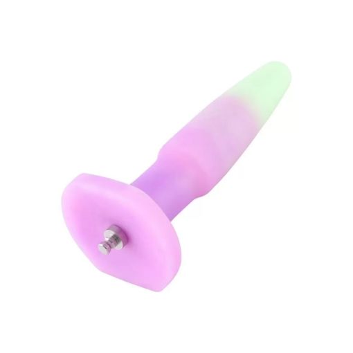 Hismith 7.4in Glow in the Dark Silicone Dildo for Anal Sex