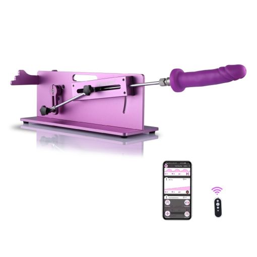 Hismith Tabletop 2.0 Pro Purple 3 In 1 Control Premium Sex Machine 153293 